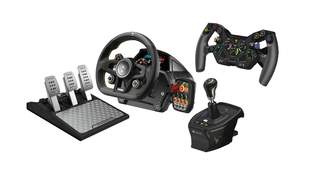 VelocityOne Race Wheel & Pedal System + VelocityOne F-RX Formula Wheel + VelocityOne Multi-Shift Bundle
