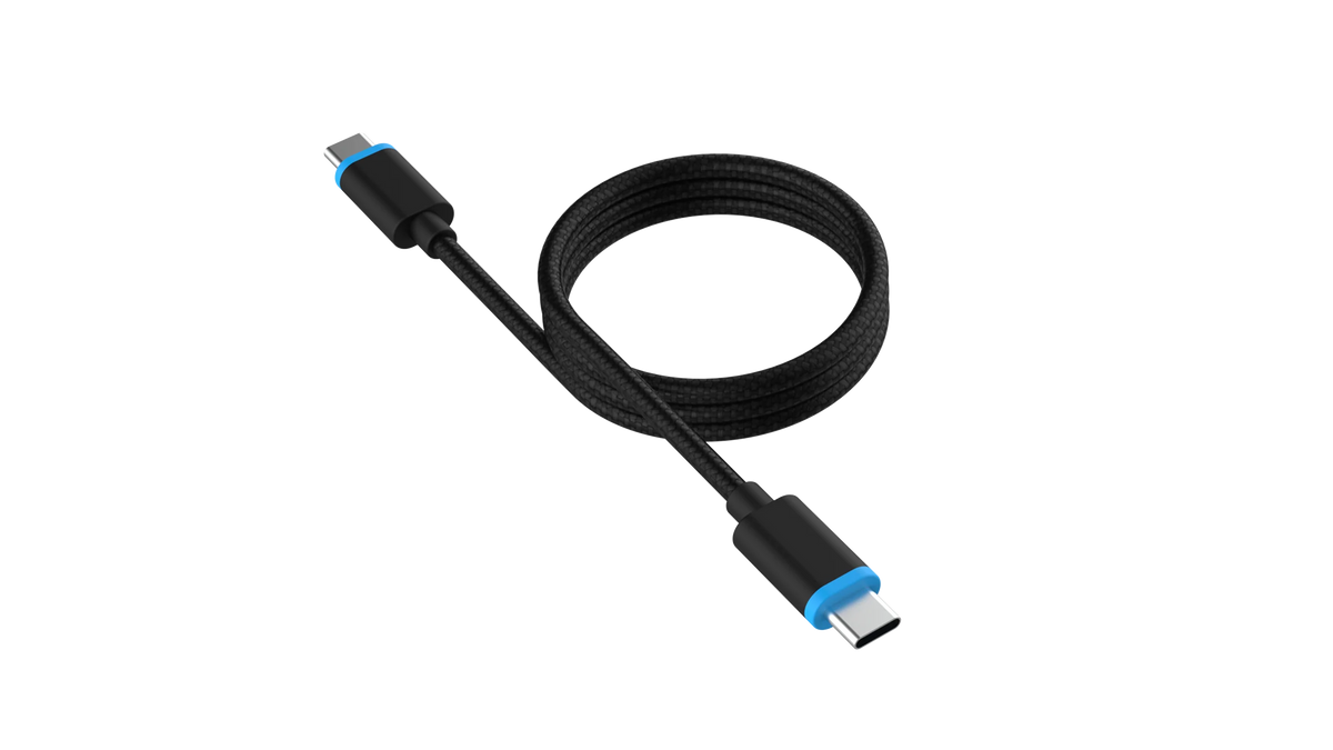 VelocityOne Flight Blue USB-C to USB-C Cable