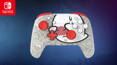 PDP Rematch™ Wireless Controller + PDP Travel Case Plus Glow - Boo - Nintendo Switch™ Bundle